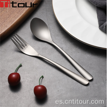 Cubiertos de cubiertos Spoon y Fork